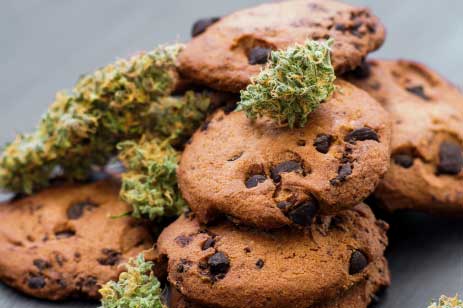marijuana cookies and marijuana buds