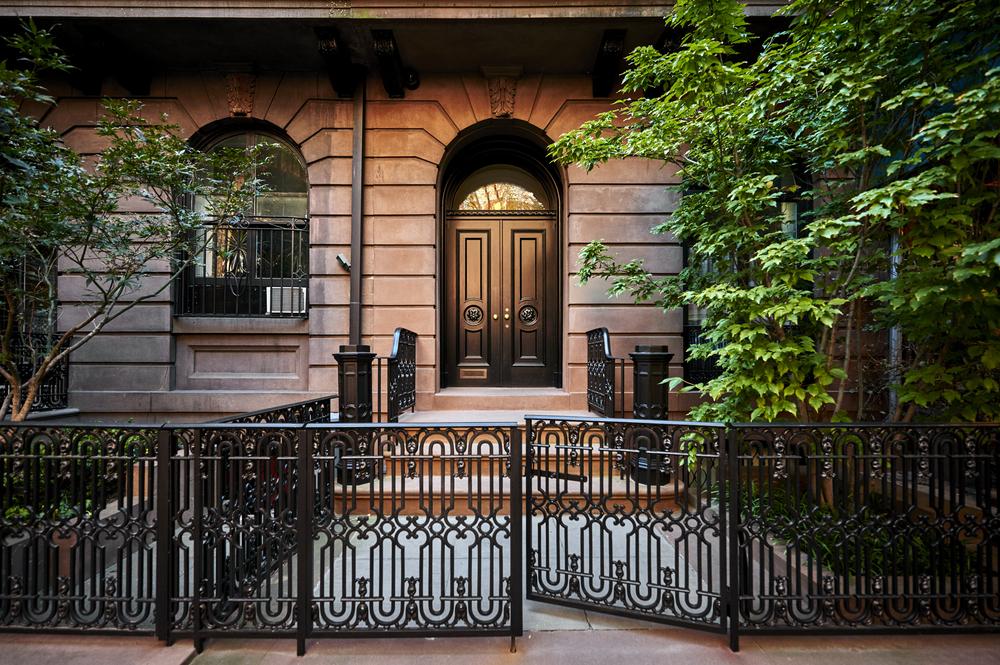 doorway to an old apartment building