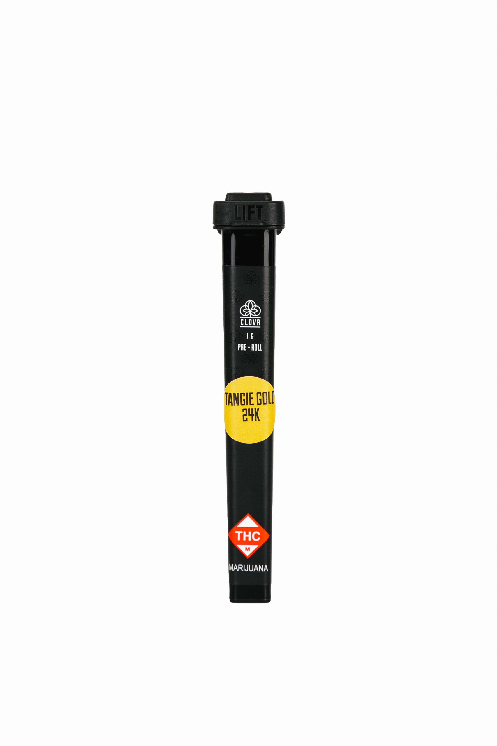 clovr tangie gold 24 k single pre rolled joint