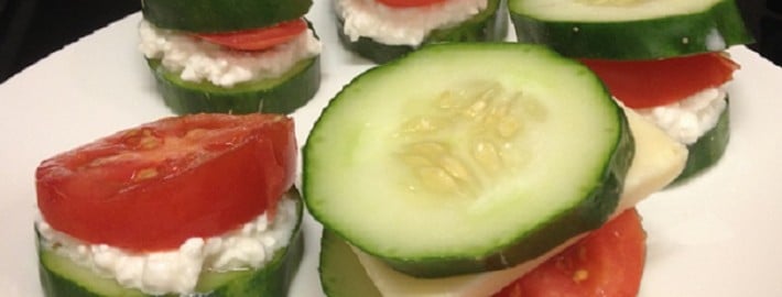 Skinny Cucumber Sandwiches from nutritiontwins.com