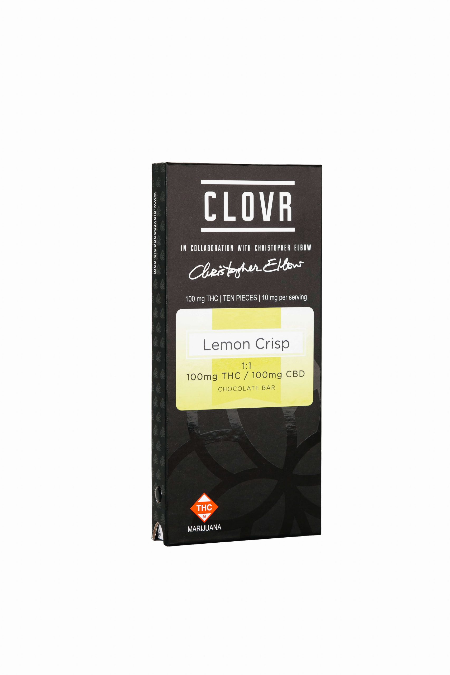 christopher elbow marijuana lemon crisp chocolate bar