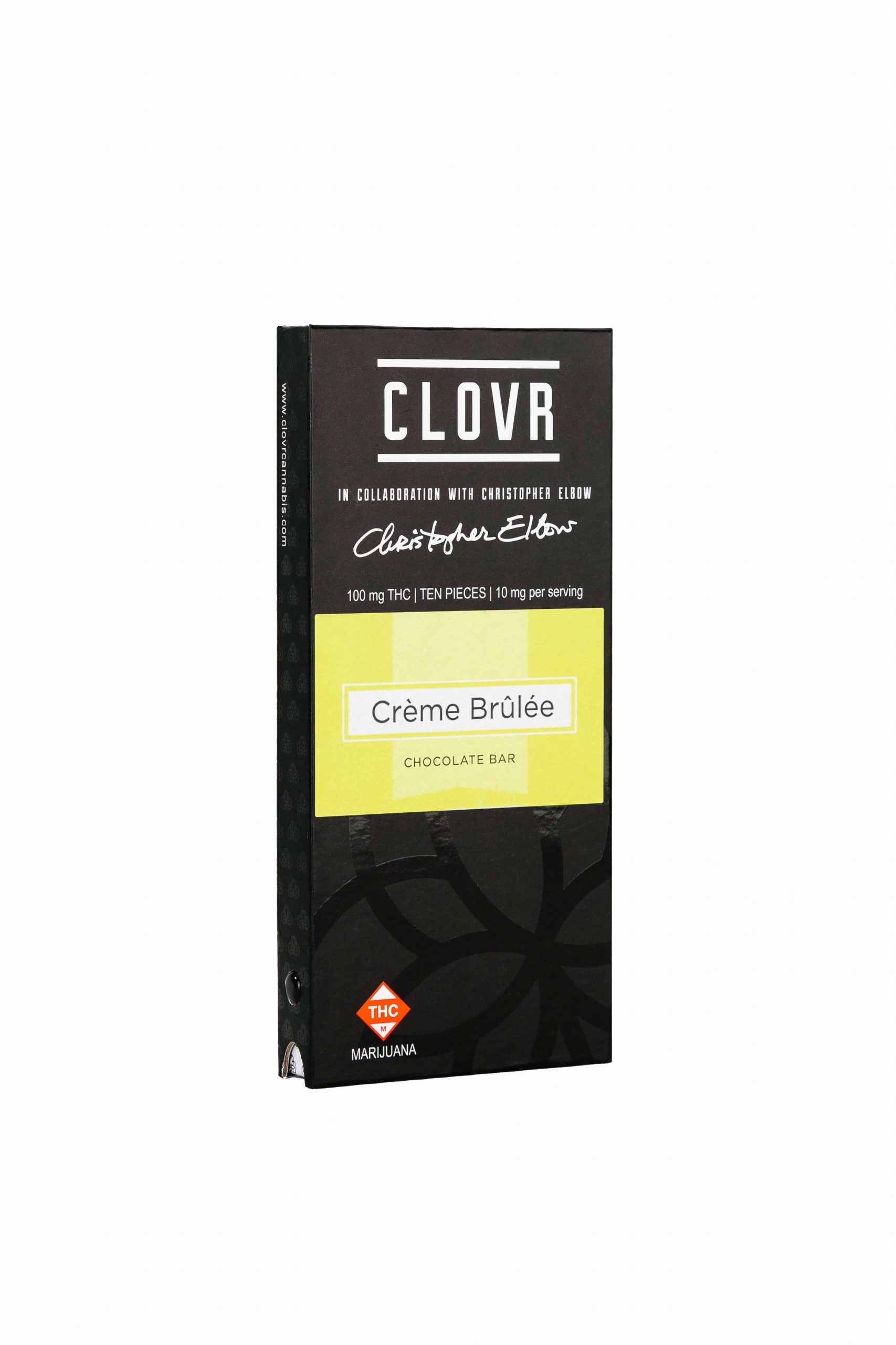 christopher elbow marijuana creme brulee chocolate bar