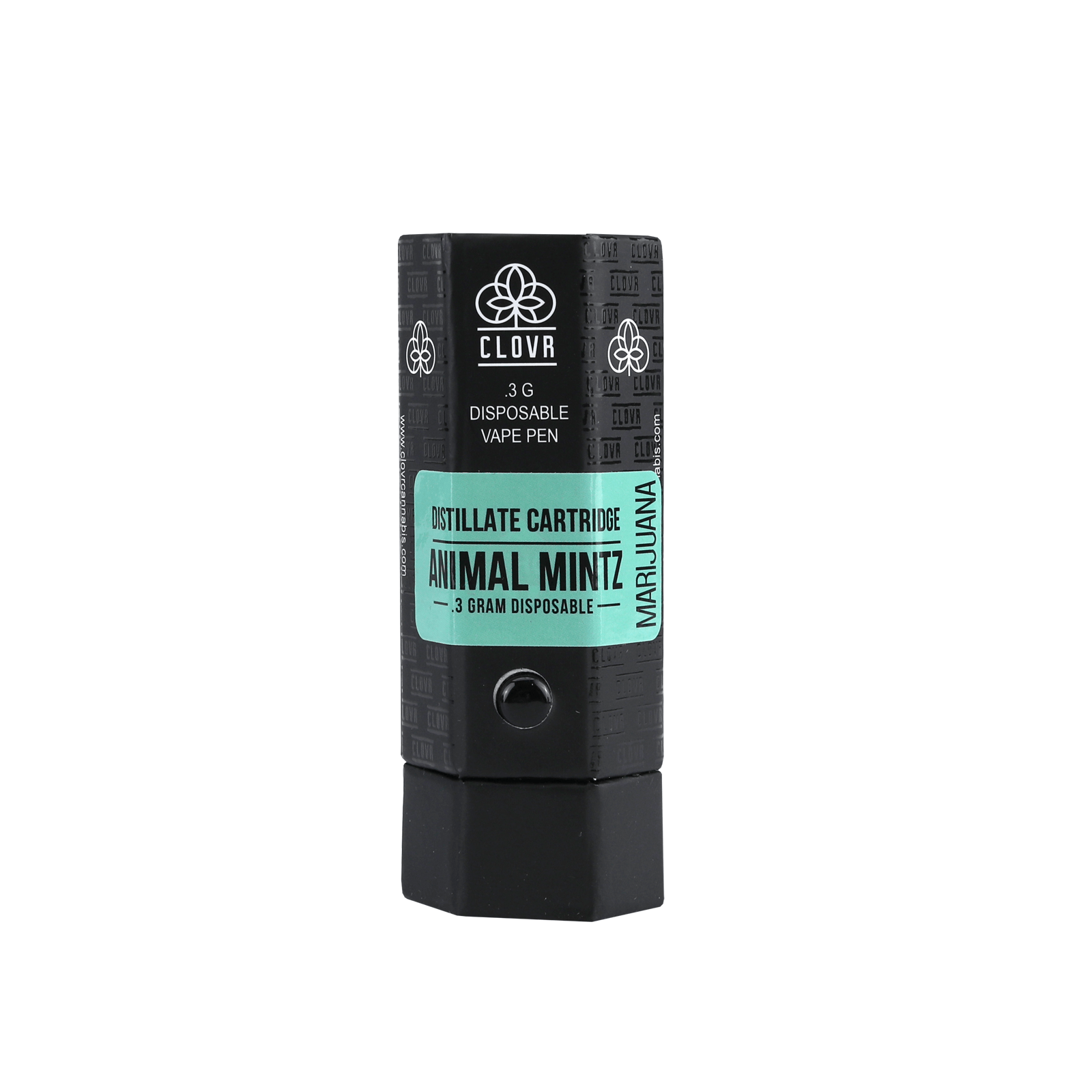clovr marijuana animal mintz distillate vape pen packaging